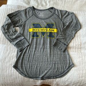 Varsity-inspired Michigan Long Sleeve